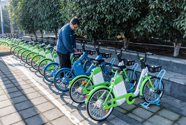 共享助力车骑行迎来“小阳春” 10000辆新型“小绿”助力市民复工用车