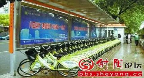 射阳公共自行车，便民又环保!