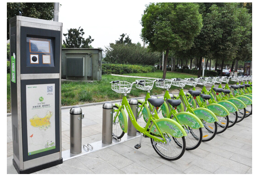 永安百城蓝图之——驻马店：公共自行车服务网点有序运营
